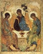 Andrei  Ivanov Old Testament trinity painting